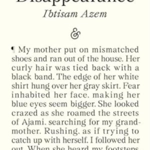 The Book of Disappearance