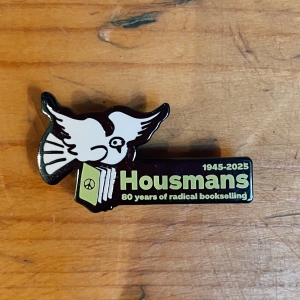 Housmans Bookshop 80th Anniversary Pin